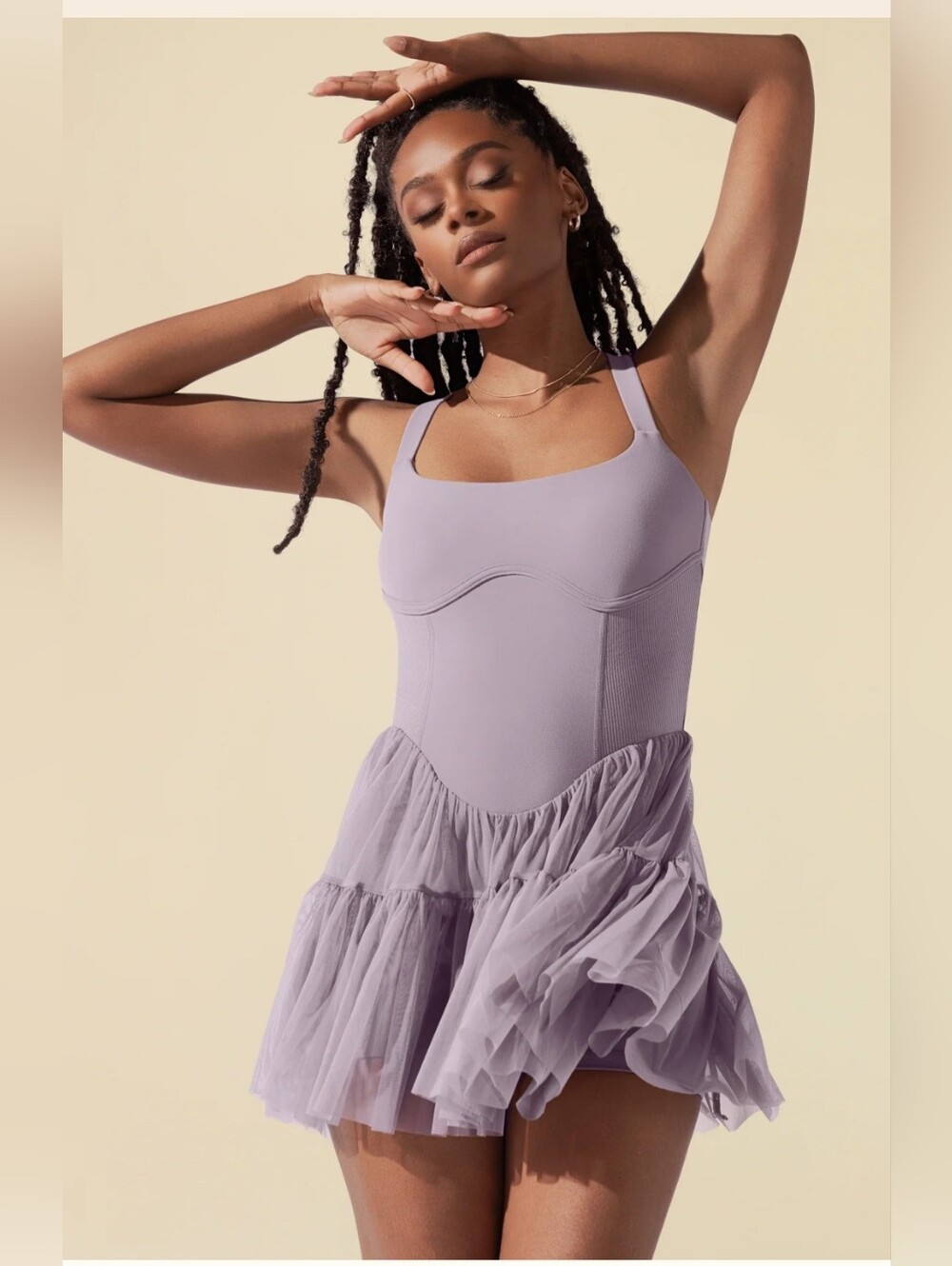 Popflex Corset Pirouette Dress - Lilac